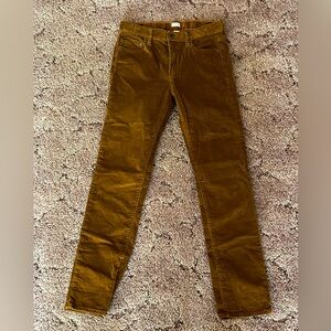 Crewcuts-{Size 14}-Boys' slim flex corduroy pant in dark acorn.